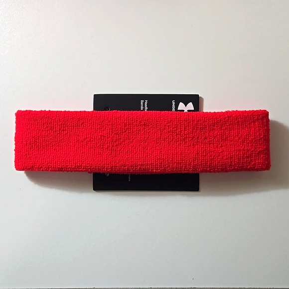 🆓️ W/ $45 Purchase! Under Armour Red Men's Performance Headband ~ NWT - Picture 6 of 6